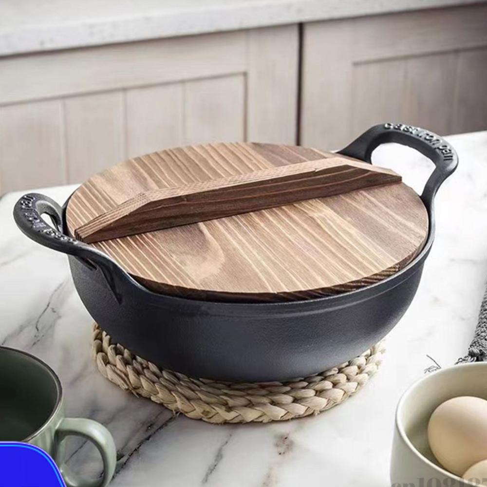 Dutch Oven Enamel - Olla de hierro con tapa y