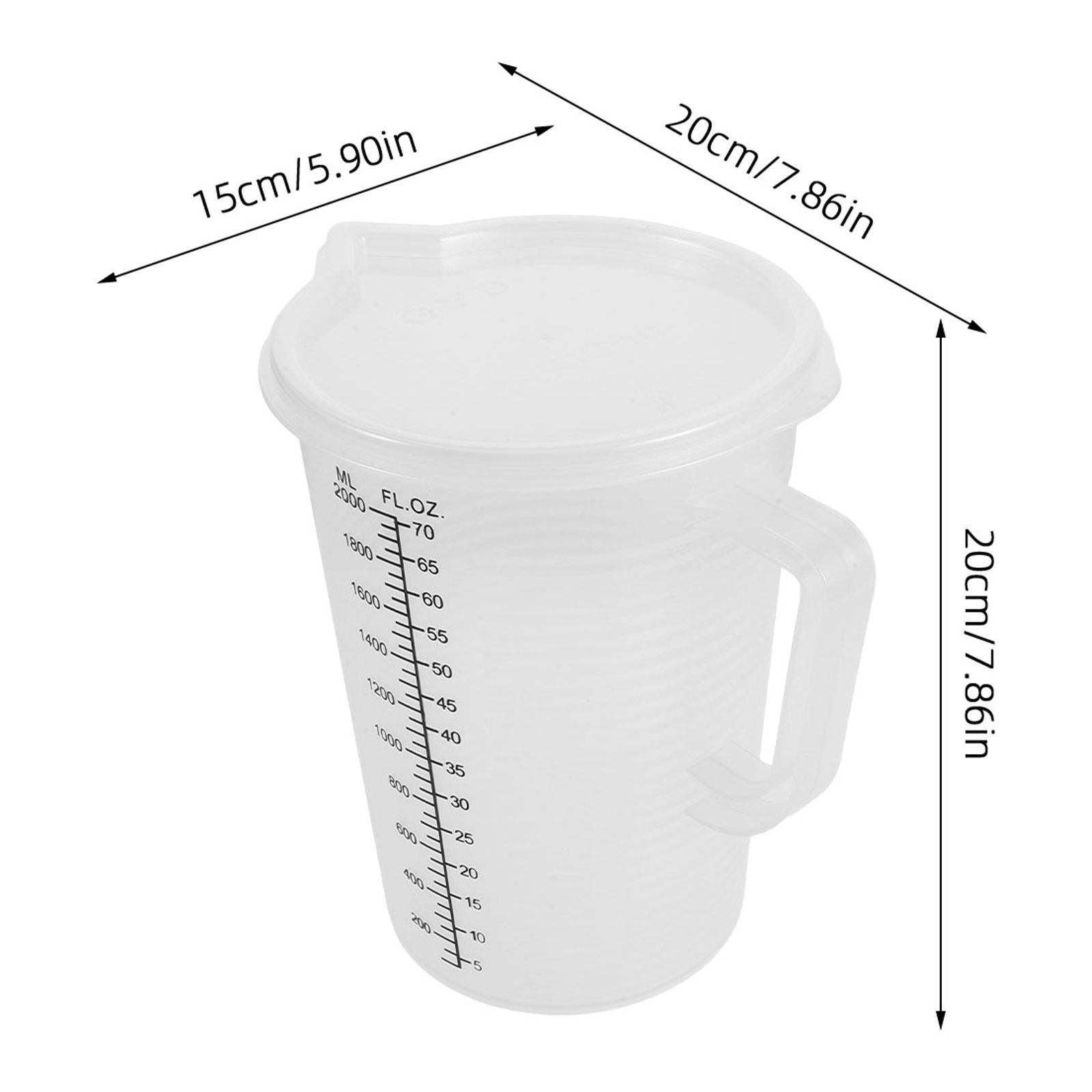 Tazas medidoras de 2,0 l, grad - Home Cooking Utensils reseña y precio