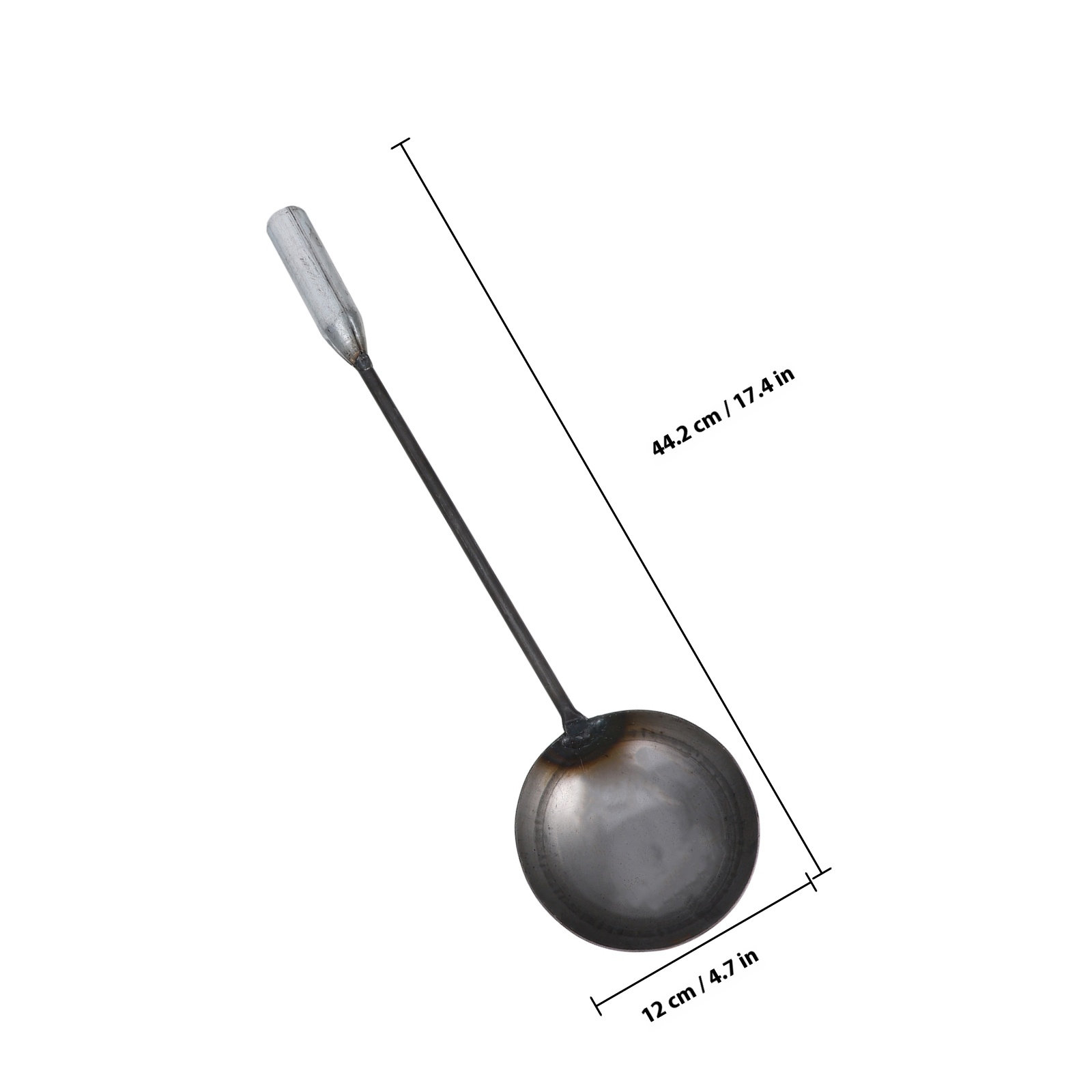 Cucharón de hierro con mango l - Home Cooking Utensils reseña y precio