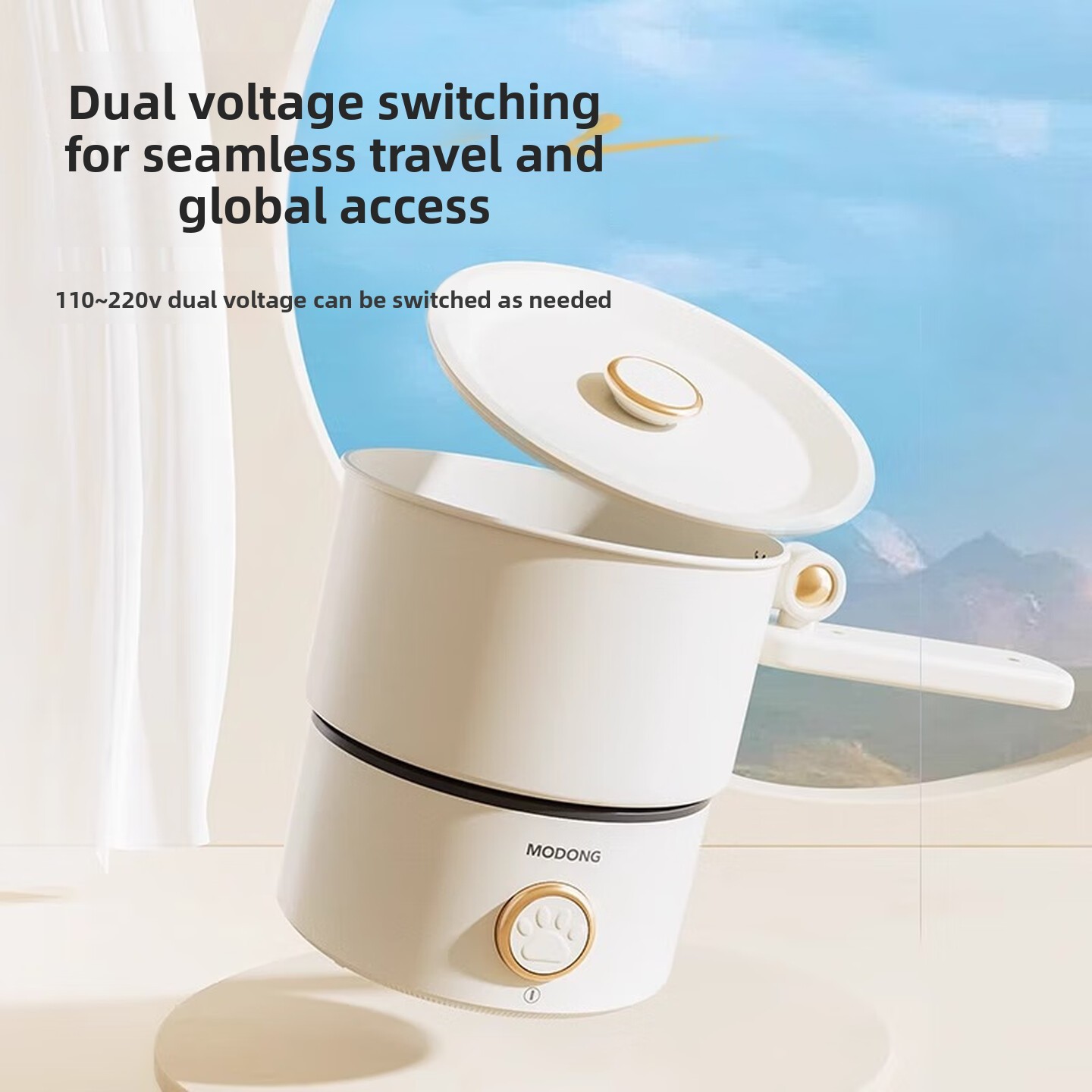 Olla eléctrica plegable de 2L  - Hot Pot Portable Dual reseña y precio