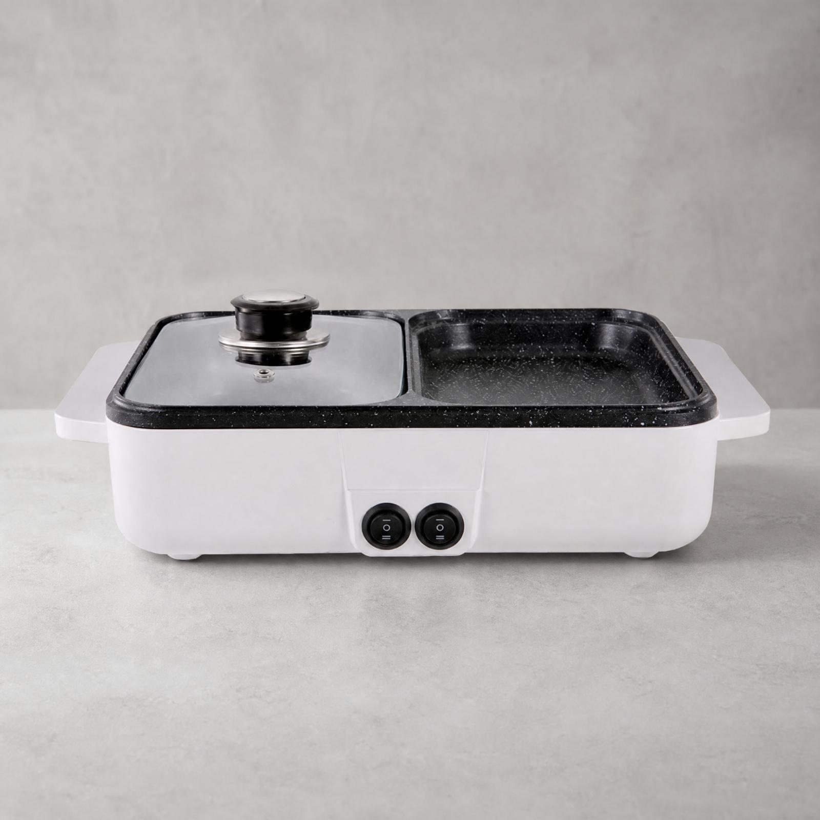 Parrilla Eléctrica y Olla para - Hot Pot Portable Dual reseña y precio