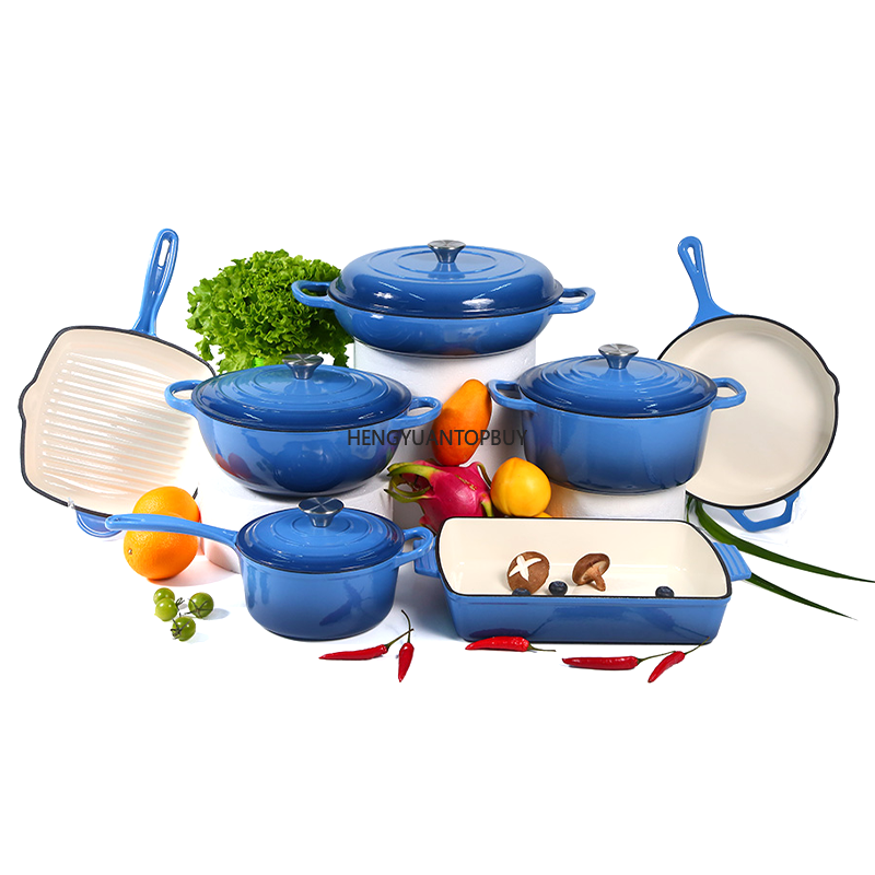 Juego de Utensilios de Cocina  - Dutch Oven Enamel reseña y precio