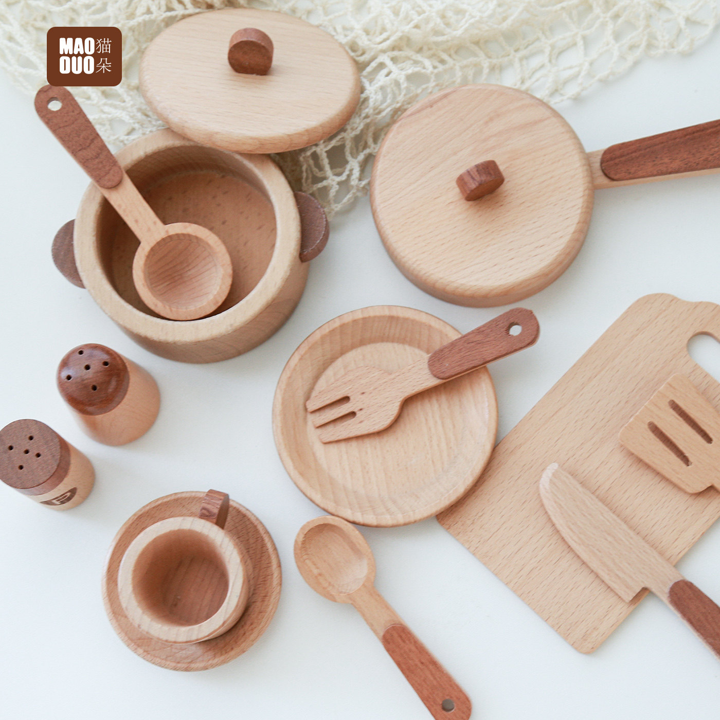 Juego de cocina de madera de h - Home Cooking Utensils reseña y precio