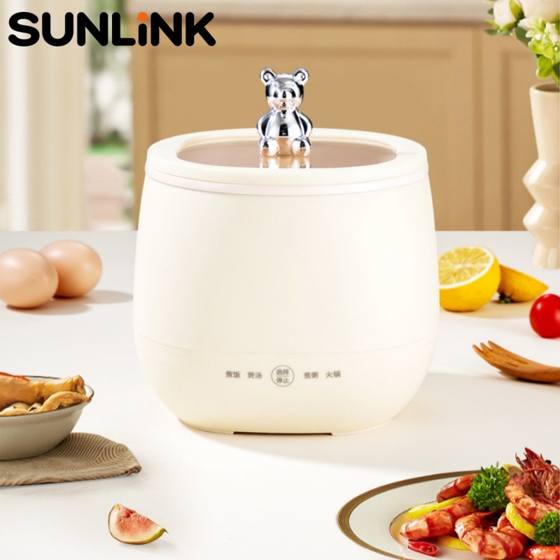 Olla Eléctrica Mini de 1.8L, A - Hot Pot Portable Dual reseña y precio