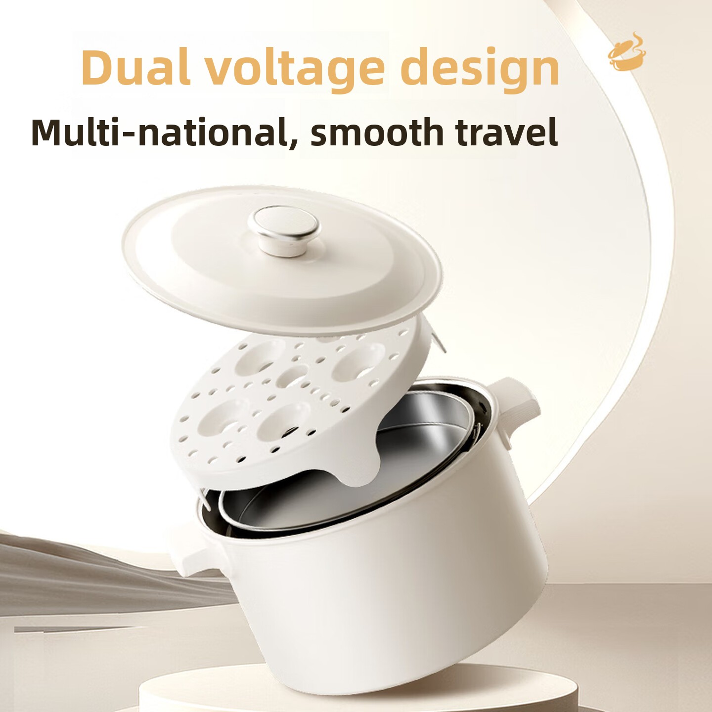 Olla eléctrica plegable de 2L  - Hot Pot Portable Dual reseña y precio