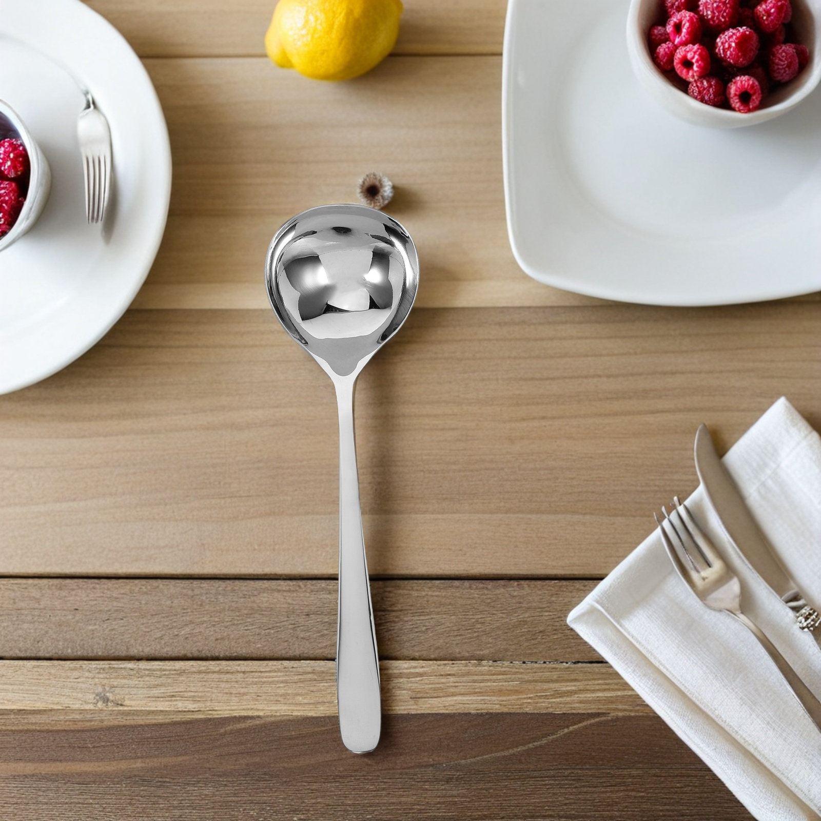 Cucharón de acero inoxidable c - Home Cooking Utensils reseña y precio