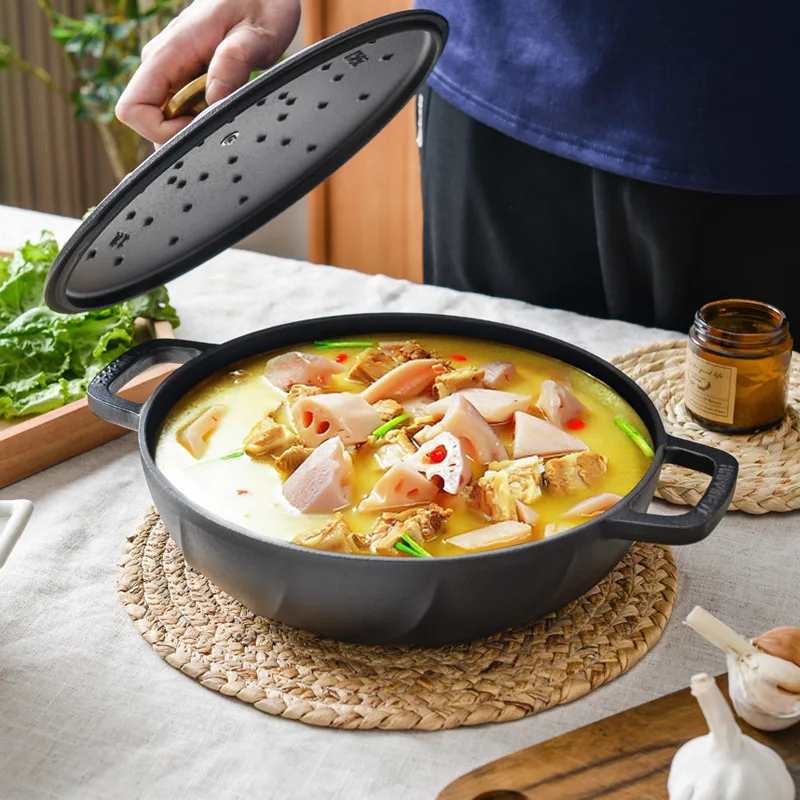 Cacerola de hierro fundido esm - Dutch Oven Enamel reseña y precio
